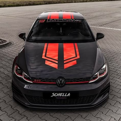 Black Car Wrap Ideas, Sp2 Vw, Car Vinyl Graphics, Gti Car, Car Sticker Ideas, Polo Car, Custom Car Stickers, Car Stripes, Vinyl Car Wrap