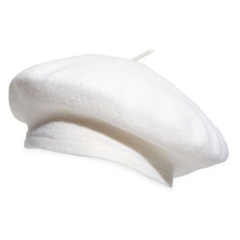 Topi Vintage, White Beret, Accessories Png, Woolen Hat, Wool Beret, Wool Berets, Anne With An E, Beret Hat, White Hat