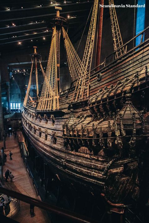 Vasa Museum - Six Museums To Visit In Stockholm | Scandinavia Standard Vasa Ship, Vasa Museum, Scandinavian Travel, Stockholm Aesthetic, Cabo Wabo, Baltic Cruise, Photography Exhibition, Naval History, Vector Portrait