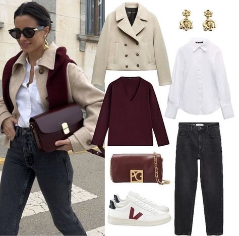 Mom Clothing Style, Satin Skirts, Capsule Wardrobe Casual, Burgundy Outfit, Look Adidas, Casual Stylish, Casual Chic Outfit, Winter Outfits Women, Business Casual Outfits