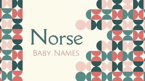 From Dagny to Torry to Arlan and beyond, this list of Norse baby names runs the gamut. Take a look and find the best one for your child. #babynames #boynames #girlnames Norse Female Names, Celtic Names Boys, Old Norse Names, Celtic Boy Names, Norse Baby Names, Norse Mythology Names, C Baby Boy Names, Male Baby Names, Norse Names