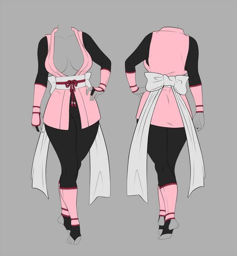 Character Suit Design, Kali Belladonna, Deviant Art Outfits, Ninja Clothes, Kitsune Oc, Kunoichi Outfit, Clothes Design Inspiration, Tmnt Girls, Naruto Clothing