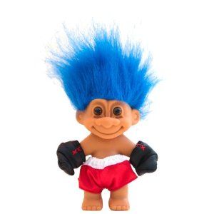 Image detail for -Amazon.com: My Lucky Boxing Boxer Troll Doll w/Gloves & Shorts (Blue ... Vintage Trolls, Troll Dolls Vintage, Short Blue Hair, Cool Pillow, Hair Dolls, Dragons Den, Picture Mix, Neon Room, Troll Doll