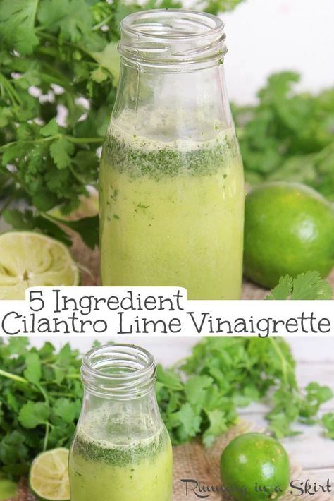 Cilantro Lime Vinaigrette recipe « Running in a Skirt Low Carb Salad Dressing, Cilantro Lime Vinaigrette, Vinaigrette Dressing Recipe, Cilantro Dressing, Roasted Shrimp, Cilantro Lime Dressing, Lime Vinaigrette, Low Carb Salad, Healthy Salad Dressing