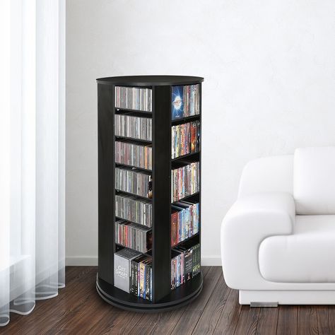 Cd Display Ideas, Dvd Storage Tower, Media Storage Tower, Movie Shelf, Cd Display, Cassette Storage, Dvd Shelves, Cd Rack, Vhs Cassette