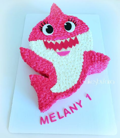 #pinkbabsharkcake #1stbirthdaycake #cakeartist #customcake #happybirthdayMelany Baby Shark Cake Girl, Baby Shark 1st Birthday, Cumpleaños Baby Shark, Shark Birthday Cake, Birthday Cake Girl, Baby Shark Cake, Shark Birthday Cakes, Baby Shark Birthday Party, Shark Themed Birthday