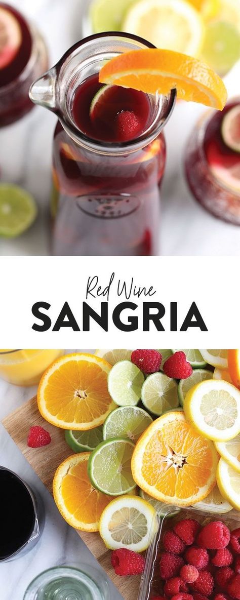 Sangria Recipes With Rum, Sweet Sangria Recipe, Red Wine Sangria Recipe, Diy Sangria, Wine Sangria Recipe, Easy Sangria, Pomegranate Sangria, Citrus Sangria, Best Sangria Recipe