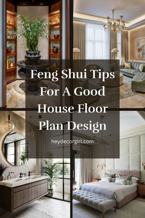 Good House Floor Plan Design is essential for a harmonious living environment, and Feng Shui principles can help guide the flow of energy Feng Shui House Layout Floor Plans, Feng Shui House Plans, Feng Shui House Layout, Feng Shui Floor Plan, House Floor Plan Design, Zen House, Feng Shui Principles, Feng Shui Home, Feng Shui House