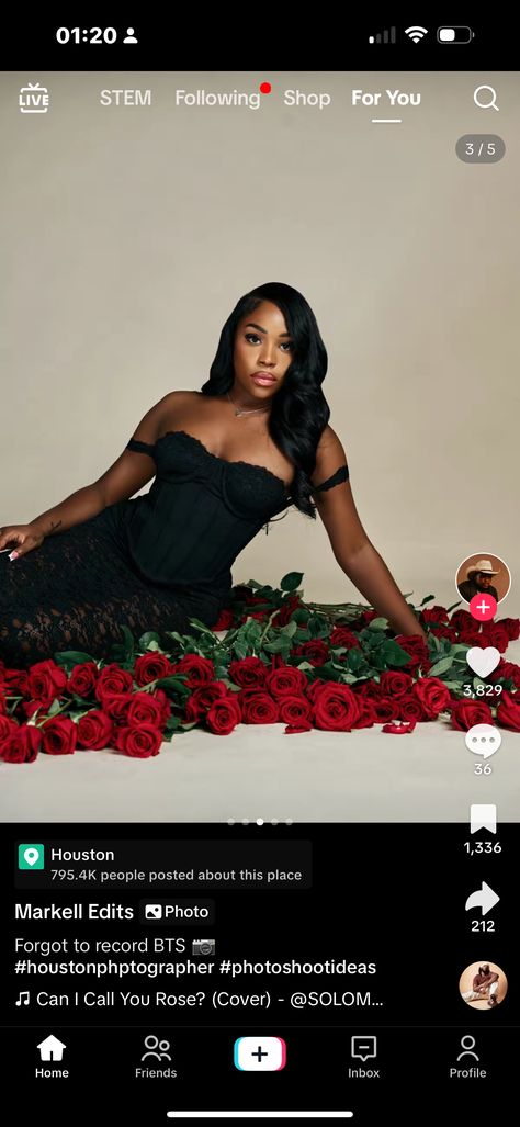 Black Gold Photoshoot, Valentines Day Birthday Photoshoot, February Birthday Photoshoot, Rose Pedal Photoshoot, Red Valentines Photoshoot, Red Birthday Shoot Ideas, 25th Birthday Ideas Black Women, Alabama Barker Birthday Photoshoot, Vday Photoshoot Black Women