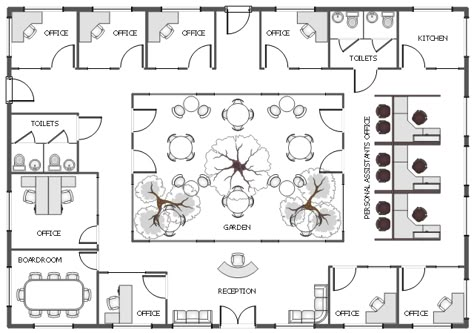 Office Interior Plan Layout, Workplace Floor Plan, Office Building Design Plan, Coworking Space Floor Plan, Office Design Plan Layout, Architecture Office Plan Layout, Office Building Plans, Window Casement, Office Layout Plan