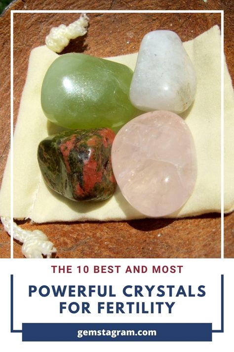 Crystals For Conceiving, Crystals For Fertility, Fertility Stones, Most Powerful Crystals, Fertility Crystals, Pregnancy Period, Single Motherhood, Powerful Crystals, Egg Quality