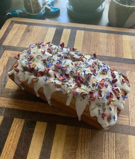 Lavender Tea Bread Recipe, Lavender Tea Bread, Lavender Bread, Rose Bread, Cat Bakery, Bakery Stand, Positive Intent, Magick Rituals, Summer Solstice Party