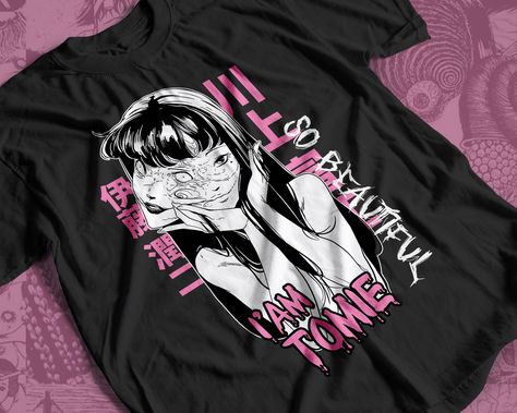 Tomie Anime T-shirt Unisex, Junji Ito Anime Manga Shirt, Anime Shirt, Anime Lovers Shirt, Graphic Anime Tee, Manga Shirt, Japanese Shirt by HirayaApparel on Etsy Anime Tshirt Aesthetic, Tomie Anime, Anime Shirt Design, Anime Shirts, Japanese Shirt, Anime Tees, Junji Ito, Anime T Shirt, Anime Shirt