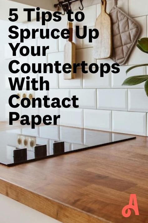 Contact Paper On Countertops, Contact Paper Counter, Contact Paper Countertop, Wood Contact Paper, Cute Home Ideas, Homes Ideas, Bathroom Redesign, Wood Framed Mirror, Wood Counter