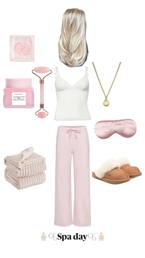 ❤️A nice spa day outfit❤️ Self Care Day Outfit, Spa Day Outfit Ideas, Winter Preppy Outfits, Spa Day Outfit, 12 Days Of Christmas Ideas, Days Of Christmas Ideas, Outfits For The Week, Preppy School Supplies, Clean Girl Outfit