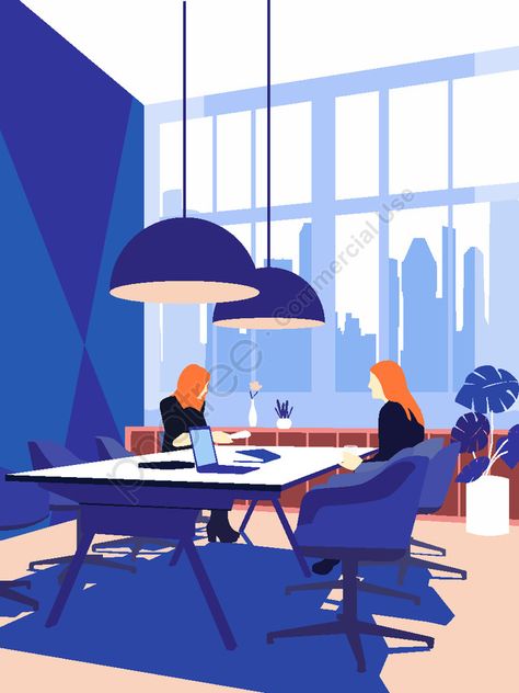 Corporate Art Style Illustration, Illustrator Office, Office Illustration Design, Work Illustration Office, Test Illustration, Working Illustration, Office Vector Illustration, Office Drawing, Office Illustration