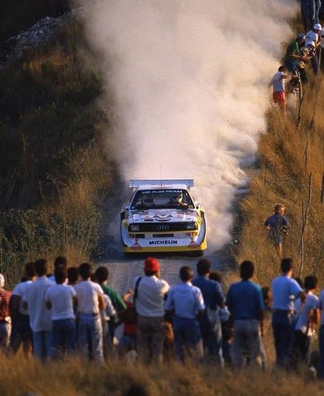 Audi Quattro S1, Rally Car Racing, Doflamingo Wallpaper, Group B Rally, F1 Wallpaper Hd, Classic Racing Cars, Racing Posters, Motorsport Photography, Rally Racing