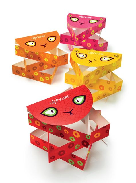 Alpha245 Angpow by Nic Soh, via Behance Snake Packaging Design, Snake Red Packet, Box Character, New Year Packages, Chinese New Year Gift, Cash Gifts, Origami Envelope, Chinese New Year Gifts, Paper Engineering