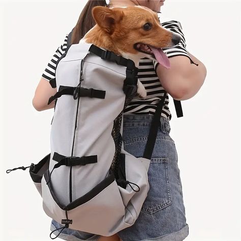 Durable Pet Carrier Backpack For Comfortable Outdoor Travel With Your Dog | Save Money On Temu | Temu Dog Backpack Carrier, Bichon Havanais, Pet Backpack Carrier, Pet Backpack, Corgi Pembroke, Dog Backpack, French Bulldog Dog, Mini Dachshund, Jack Russel