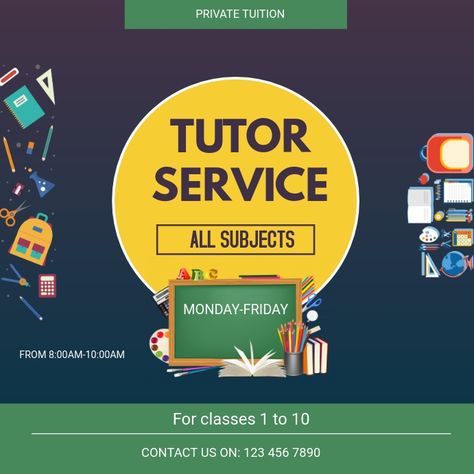 Home Tuition Poster, Tuition Poster Design, Tuition Flyer, Tuition Poster, Congratulations Baby Girl, Tutoring Flyer, Service Template, Tuition Classes, Class Poster