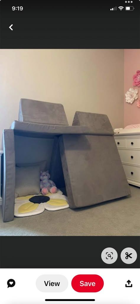 1 Nugget Couch Configurations, 1 Nugget Fort Ideas, Nugget In Bedroom, Nugget Tent Build, Joey Play Couch Builds, Nugget Couch Tent, Nugget Tent Ideas, Nugget With Slide, The Joey Couch