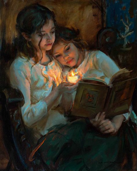 Daniel F Gerhartz, Daniel Gerhartz, Romantic Paintings, American Painting, Oil Painting Portrait, Old Paintings, American Artists, Original Oil Painting, Contemporary Artists