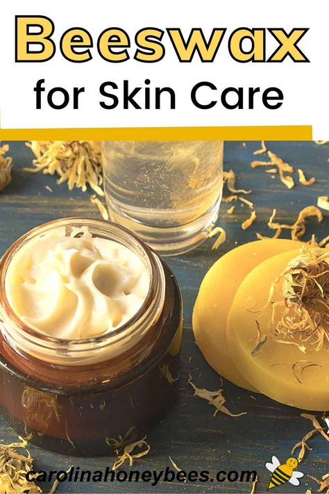 Beeswax For Skin, Uses For Beeswax Pellets, Bees Wax Uses Skin Care, Beeswax Face Moisturizer, How To Make Beeswax Pellets, Diy Skin Care Recipes To Sell, Beeswax Lotion Recipe, Honey Bee Products, Beeswax Benefits Skin