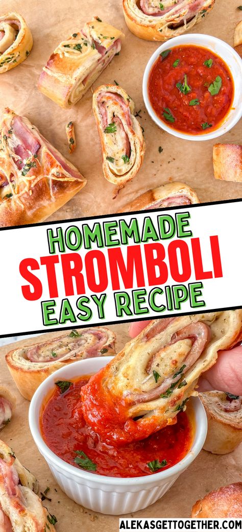 Ham And Pepperoni Stromboli, Stromboli Ham And Cheese, Italian Dry Salami Recipes, Salami Dinner Recipes, Salami And Pepperoni Recipes, Recipe With Salami, Leftover Salami Recipes, Recipes With Salami, Hard Salami Recipes