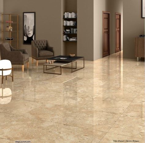 Tan Tile Living Room, Beige Marble Living Room Floor, Beige Tiles Living Room, Beige Tile Floor Living Room, Porcelain Tile Floor Living Room, Egypt House, Tiles Design For Floor, Living Room Tiles Design, Bedroom Tiles