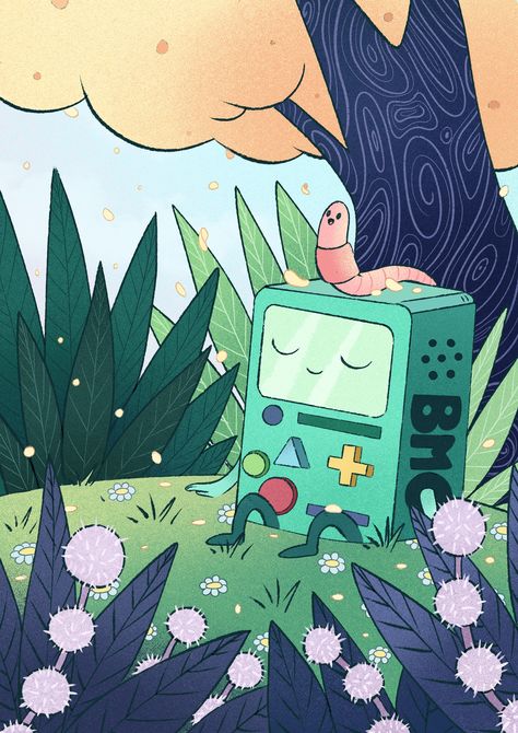 Adventure Time Style, Adventure Time Characters, Adventure Time Wallpaper, Adventure Time Cartoon, Cartoon World, Time Painting, Iphone Wallpaper Photos, Adventure Time Art, Fantasy Paintings