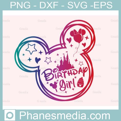 Cinderella Svg, Birthday Princess Svg, Making Birthday Cards, Disney World Birthday, Mickey Mouse Png, Family Disney Shirts Matching, Minnie Mouse Svg, Disney Birthday Shirt, Happy Birthday Shirt