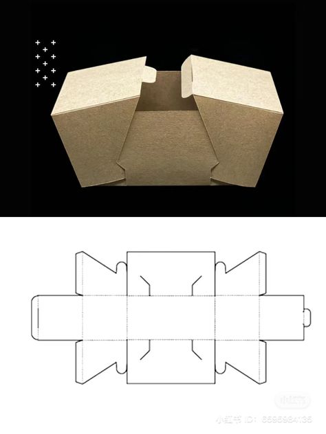 Bagasse Packaging Design, Printable Paper Boxes Templates, Cute Box Template Free Printable, Package Mockup Free, Paper Box Template Free Printable, Paper Plate Box, Paperboard Packaging, Origami Packaging, Packaging Dielines