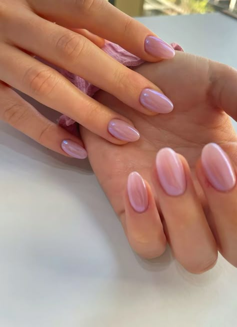 Light Purple Pink Nails, Minimal Summer Nails, Nude Summer Nails, Pink Dip Nails, No Chip Manicure, Unghie Sfumate, Kutek Disney, Milky Nails, Subtle Nails