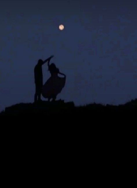 Dancing In Moonlight Aesthetic, Romance Silhouette Aesthetic, Couple Dancing Under The Stars, Midnight Dancing Aesthetic, Couple Dancing Silhouette Aesthetic, Two People Silhouette Aesthetic, Couple Dancing Under The Moon, Couple Shilloute Aesthetic, Dancing Dark Aesthetic