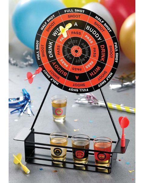 Amazing. I think it should be this one for next Cinco De Mayo, @Danielle Lampert Kleckner! Darts Drinking Game, Drinking Games For Parties, Darts Game, Bar Games, Set Game, Drinking Game, Drinking Party, Night Shot, Dart Board