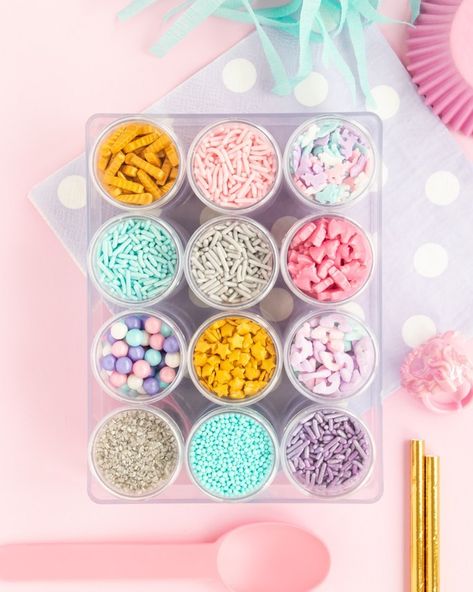 Unicorn Candy, Cotton Candy Party, Rainbow Party Supplies, Diy Holiday Party, Unicorn Sprinkles, Circus Animal Cookie, Sprinkle Party, Unicorn Party Supplies, Watermelon Party