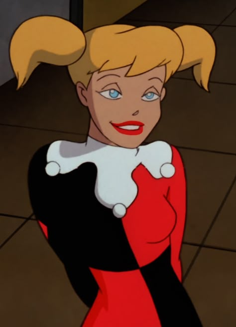 Harley Quinn Batman The Animated Series, Old Harley Quinn, Cartoon Harley Quinn, 90s Cartoon Art, Blonde Cartoon Characters, Original Harley Quinn, Harley Quinn Classic, Harley Quinn Original, Harley Quinn Bat