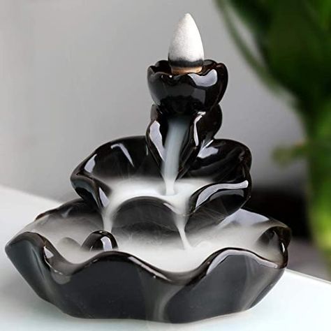 Backflow Incense Holder, Waterfall Incense, Backflow Incense Burner, Incense Burner Holder, Ceramic Incense Holder, Incense Cone, Ceramic Incense, Backflow Incense, Aroma Therapy