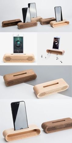 Smartphone Speaker, Solid Wood Office Desk, 3d Tiskárna, Cell Phone Charging Station, Wood Speakers, Phone Charging Station, Sound Amplifier, Úložný Box, Cnc Projects