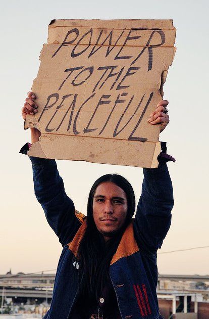 "Power to the Peaceful" Moving On In Life, Protest Signs, Quotes About Photography, Power To The People, Trendy Quotes, Quotes About Moving On, World Peace, New Energy, New Years Resolution