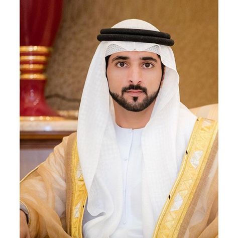 Sheikh Hamdan, Fan Page, A Fan, Dubai, Prince, Crown, Fan, Gold, On Instagram