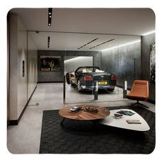 Garage Decor. Wish t Car Garage Design, Plan Garage, Garage Design Interior, Man Cave Furniture, Auto Garage, Cool Garages, Ultimate Garage, Luxury Garage, Cave Home