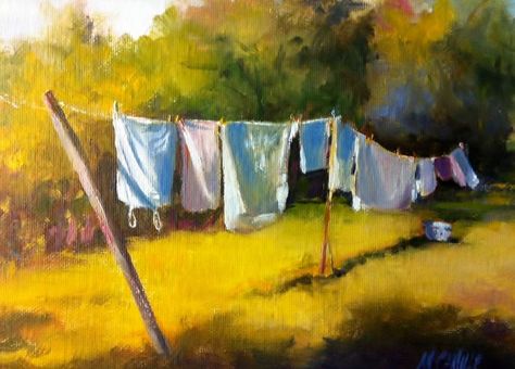 1618 Best On The Line Images On Clotheslines, Laundry - Clothesline Painting Clothesline Painting, Clothesline Art, Washing Lines, Laundry Clothesline, Laundry Art, Clothes Lines, Laundry Room Art, Painting Competition, Wash Day