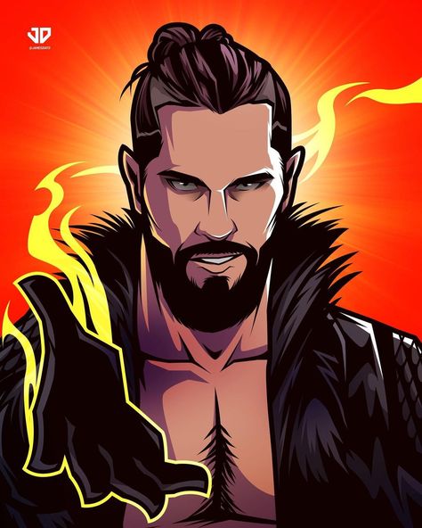 🐍 James Diato on Instagram: “Join Seth Rollins and fight for a greater cause! @wwerollins #sethrollins #theshield #wwe #wweraw #sdlive #raw #smackdown #wrestling…” Wrestling Drawings, Wwe Artwork, Comic Portrait, Wwe Seth Rollins, Wwe Art, Roman Reigns Wwe Champion, Wwe Superstar Roman Reigns, Wrestling Posters, Cartoon Artist