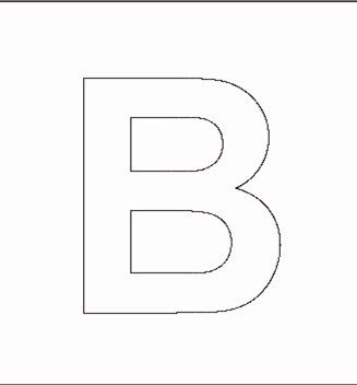 Alphabet Stenncils Page - Print your Capital B Stencil page | All Kids Network B In Different Fonts, Capital B Calligraphy, Cursive Capital B, Lowercase B And D, Letter B Coloring Pages Free Printables, Capital B, Alphabet Stencils, Letter B, Alphabet