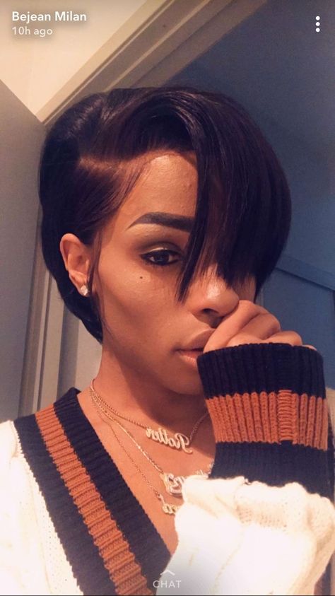 Short Relaxed Bob Hairstyles, Mini Bob Haircut Black Women, Medium Length Haircut Black Women, Very Short Bob Black Women, Short Hairstyles Black Women, Short Weave Hairstyles, Short Relaxed Hairstyles, Black Hair Short, Black Women Short Hairstyles