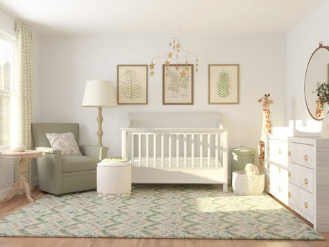 Nursery Layout, Trendy Nursery, Simple Nursery, Room Neutral, Baby Nursery Inspiration, Baby Room Neutral, Baby Room Themes, Baby Boy Room Decor, Nursery Room Design