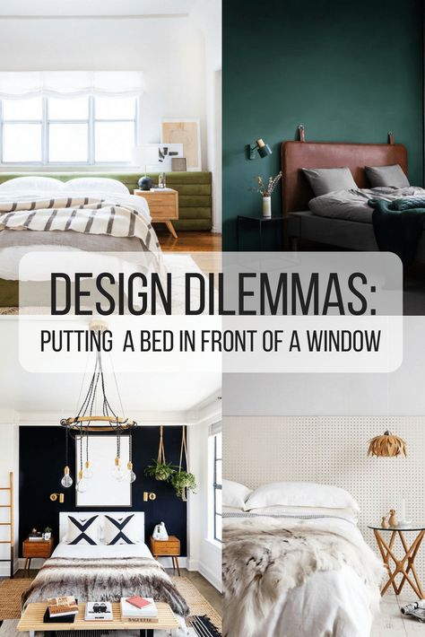 Beds Near Windows, Bedroom Designs With Window Behind Bed, Master Bedrooms Decor With Window Above Bed, Bed On A Window Wall, Bed Against The Window Ideas, Headboards For Beds In Front Of Windows, Bed Headboard In Front Of Window, Bed Under A Window Ideas, Window Over Master Bed