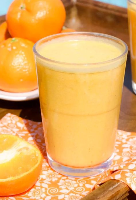 Orange Creamsicle Drink, Creamsicle Drink, Creamsicle Milkshake, Sweet Potato Smoothie, Creamsicle Smoothie, Blueberry Banana Smoothie, Dairy Free Alternatives, Orange Creamsicle, Easy Smoothie Recipes