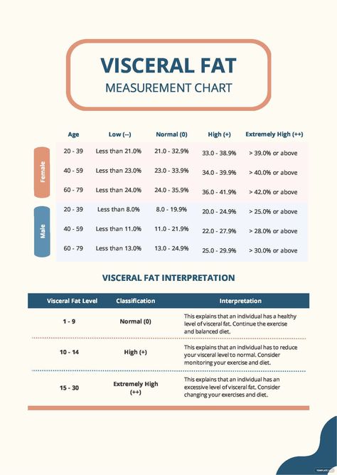 Visceral Fat Measurement Chart Body Fat Percentage Chart, Fat Burning Water, Application Letter Template, Visceral Fat Loss, Fat Burning Pills, Application Letter, Tips Diet, Visceral Fat, Saving Plan